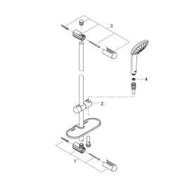 Душевой набор Grohe Euphoria 110 Massage (27231001)