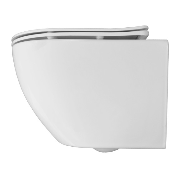 Сет LORANTO^ Инсталляция + Унитаз подвесной ESTER 360х485х320 с системой смыва Tornado, в комплекте с быстросъемным сиденьем микролифт, дюропласт (4501+87265)