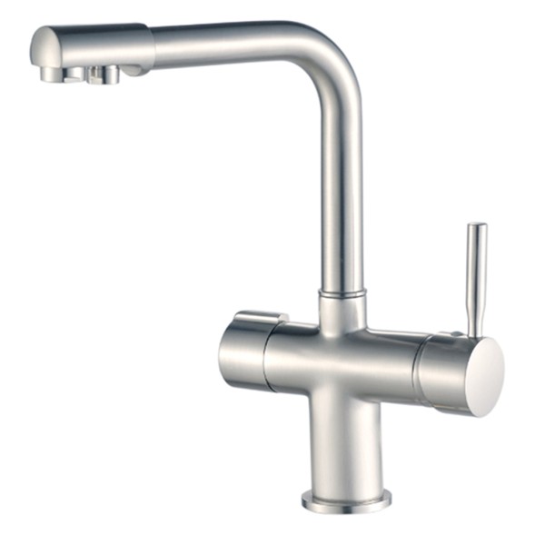 Смеситель для кухни 35к HB70088-5 HAIBA с вых. для питьевого фильтра б/отв п/гайку НЕРЖ - HB70088-5 