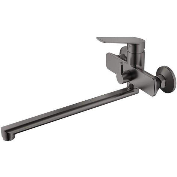 Смеситель для ванны и раковины 35к HB22533-3  HAIBA див корп L-нос оружейная сталь - HB22533-3 