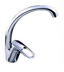 Смеситель для кухни 40к L4104 Ledeme с отв боковая, латунь - L4104 