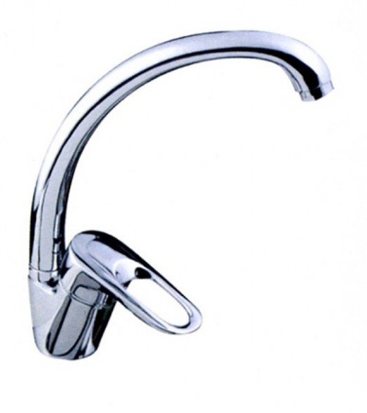 Смеситель для кухни 40к L4104 Ledeme с отв боковая, латунь - L4104 