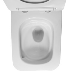 Унитаз подвесной Azario Indor Торнадо, с сиденьем микролифт/дюропласт 520*360*360 (AZ-9004WT)