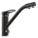 Смеситель для кухни 40к MIXLINE ML-GS05 (308) черный с вых. для питьевого фильтра - 00-00000612 