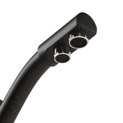 Смеситель для кухни 40к MIXLINE ML-GS05 (308) черный с вых. для питьевого фильтра - 00-00000612 