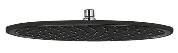 Верхний душ KLUDI A-QA  круглый, плоский, 300 мм, черный матовый (6433087-00)