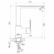 Смеситель для кухни 35k MIXLINE ML26-032 &amp;quot;Life&amp;quot; высокий излив боковая ручка - ML26-032 