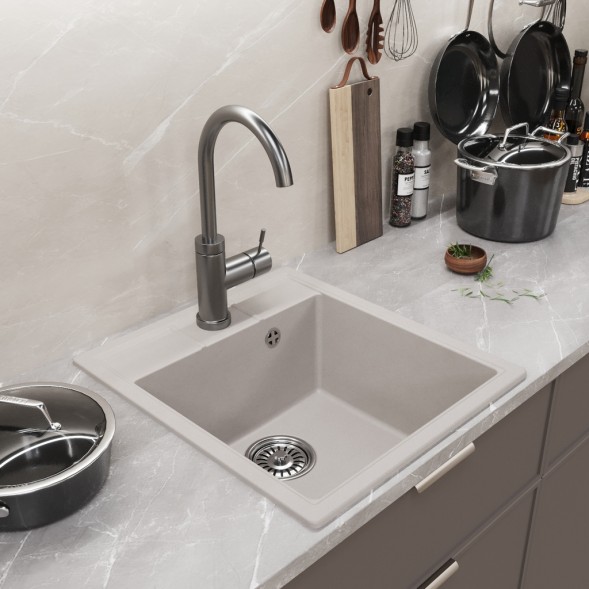 Мойка ML-GM28 КОМФОРТ белая (331), 450*500*190мм - 00-00009488 