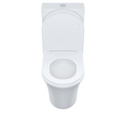 Унитаз-компакт безободковый IDDIS STNRDSEi24 "Stone" прям. вып,сиденье дюропласт.,микролифт2-кн арм - STNRDSEi24