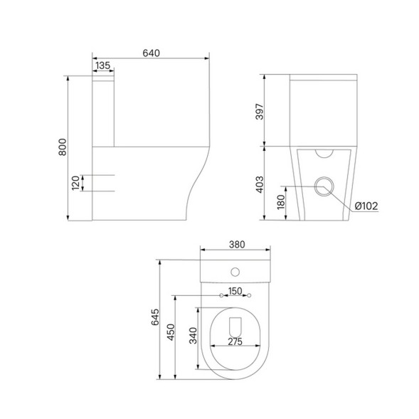 Унитаз-компакт безободковый IDDIS STNRDSEi24 &amp;quot;Stone&amp;quot; прям. вып,сиденье дюропласт.,микролифт2-кн арм - STNRDSEi24 