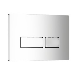 Кнопка смыва WAVE V3 универсальная ХРОМ АБС прямоугольная - 552530 