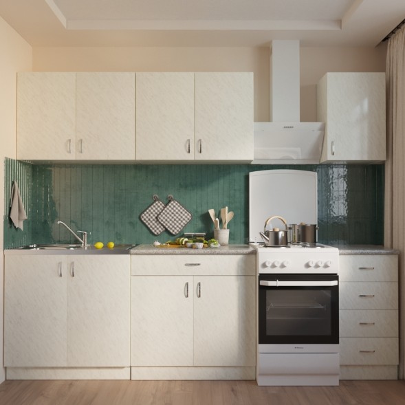 Стол разделочный 40 белый мрамор (1 ящик) - 527044 