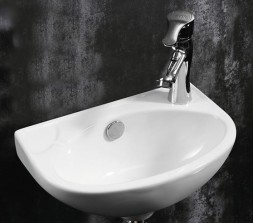 Раковина Azario 37 х25х15 угловая, белая (AZ-41203)