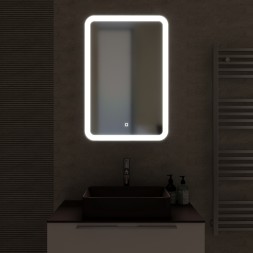 Зеркальный шкаф MIXLINE &amp;quot;Фиджи&amp;quot; 500*750 (ШВ) правый,сенсор.выкл, светодиодная подсветка - LED-00002362 