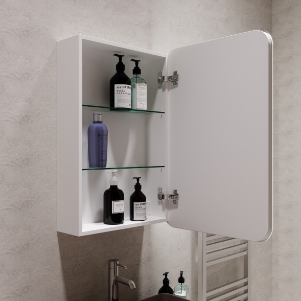 Зеркальный шкаф MIXLINE &amp;quot;Фиджи&amp;quot; 500*750 (ШВ) правый,сенсор.выкл, светодиодная подсветка - LED-00002362 