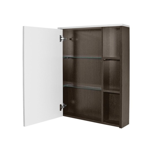 Зеркальный шкаф &amp;quot;БОСКО-55&amp;quot; бел./венге(ПВХ) - НОВИНКА 