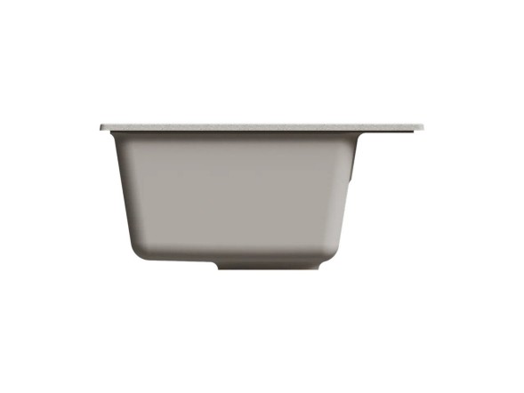 Мойкa ML-GMU03 УЛЬТРА прямоугольная, серый камень, 490*420 мм (глуб. чаши 170) - 00-001408 