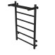 Полотенцесушитель MIXLINE VEGA  80х50 (таймер, 318Вт, 5 перекладин + ПОЛКА) электрический ЧЕРНЫЙ - ML-556355 