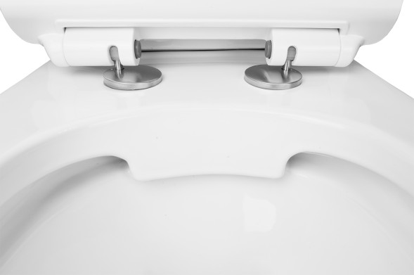 Унитаз-компакт Azario CORSA 630x380x830 напольный, безободковый с бачком и сиденьем микролифт (AZ-2062S)