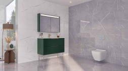 Унитаз подвесной Seramiksan Saturn 360х500х350 безободковый, с тонким сиденьем микролифт, белый (A141151H+A090001)