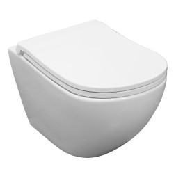 Унитаз подвесной Azario Etera 520x360x360 с системой смыва Tornado, с сидением микролифт (AZ-118E-UQ3)