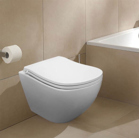 Унитаз подвесной Azario Etera 520x360x360 с системой смыва Tornado, с сидением микролифт (AZ-118E-UQ3)