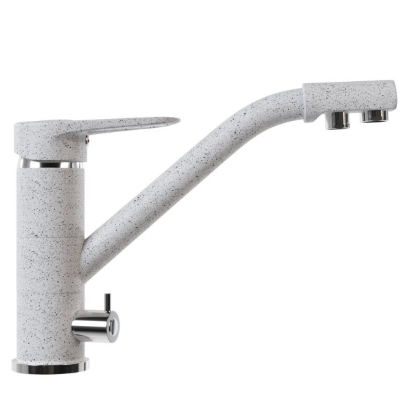 Смеситель для кухни 40к MIXLINE ML-GS05 (310) серый с вых. для питьевого фильтра - 00-00000614 
