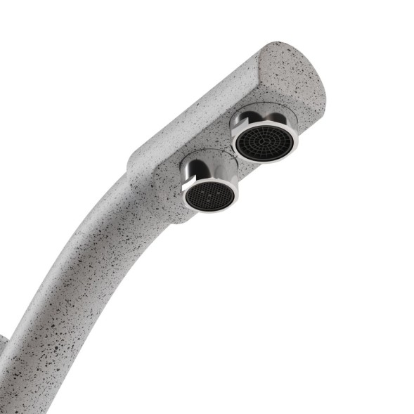 Смеситель для кухни 40к MIXLINE ML-GS05 (310) серый с вых. для питьевого фильтра - 00-00000614 