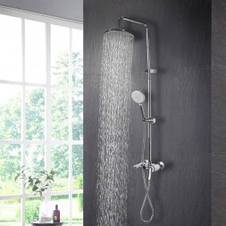 Душевая система 40к ML2410 излив лейка 5 позиций +лейка &amp;quot;Тропический душ&amp;quot; ХРОМ - ML2410 