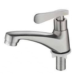 Смеситель для раковины 1/2кер ПРОФСАН ПСМ-104-15 &amp;quot;КОМПЛЕКТАЦИЯ&amp;quot; НЕРЖ,моно,п/гайку,б/подвод. ХРОМ - PSM-104-15 