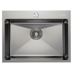 Мойка настол.монтаж 60х45 (3,0) вып 3 1/2 MIXLINE PRO 22см с сифоном (сатин) - 547235