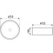Раковина-чаша Azario 410х410х180 накладная, круглая, белый матовый (AZ-3272-MW)