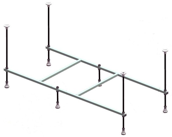 Рама к ванне Лоранто Арктика 1700х700 без крепежа, металл (CS00078680)