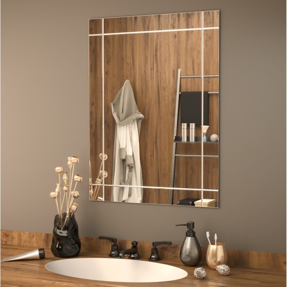 Зеркало MIXLINE &amp;quot;Стронг&amp;quot; 500*700 (ШВ) гравировка - MLZ.Str.5-7 