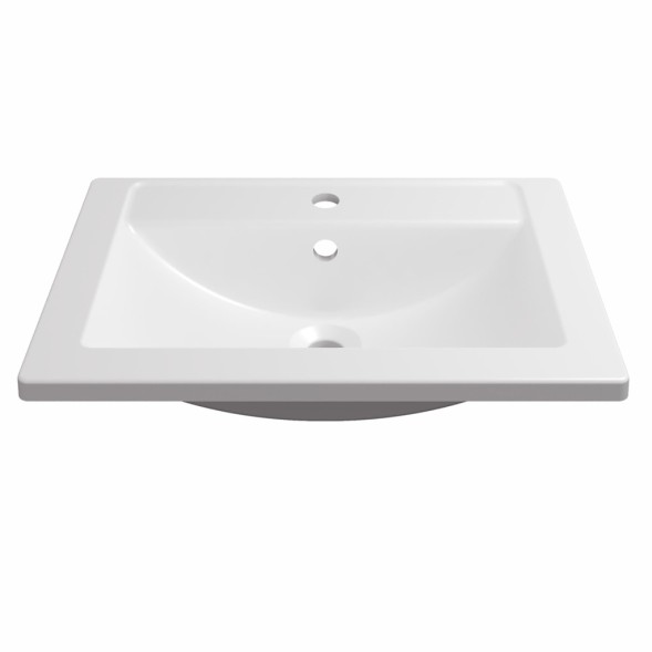 Раковина накладная &amp;quot;МАРГО-60&amp;quot; белая (MIXLINE) - 00-00010638 