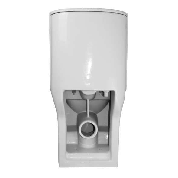 Унитаз моноблок Azario Luna 770x390x710 напольный, горизонтальный слив, сиденье дюропласт микролифт (AZ-1037)