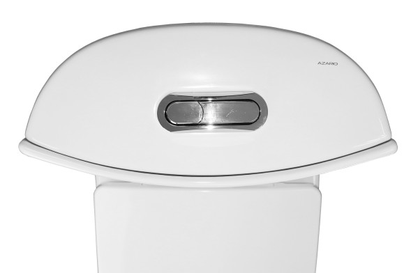 Унитаз моноблок Azario Luna 770x390x710 напольный, горизонтальный слив, сиденье дюропласт микролифт (AZ-1037)