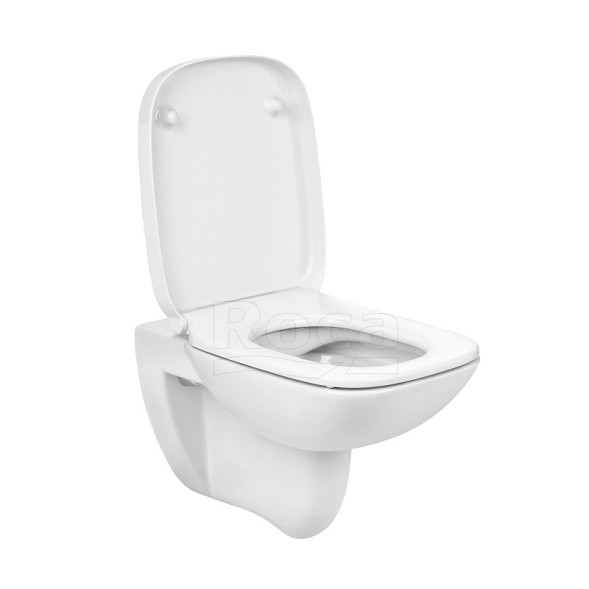 Инсталляция с подвесным унитазом Roca Debba Rimless быстросъемное сиденье микролифт, без клавиши смыва (7.8931.0.497.0)