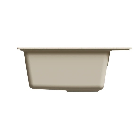 Мойкa ML-GMU04 УЛЬТРА прямоугольная, бежевый камень, 565*495 мм (глуб. чаши 175) - 00-001411 