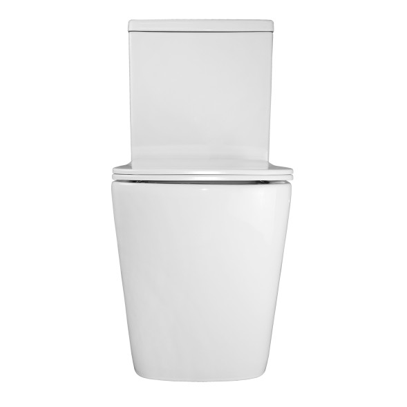 Унитаз-компакт Azario Ferra 365х650х785 напольный, безободковый, с быстросъемным сиденьем микролифт (AZ-1015)