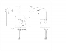 Смеситель для кухни Bravat Palace Хром (F7172217CP-1-RUS)