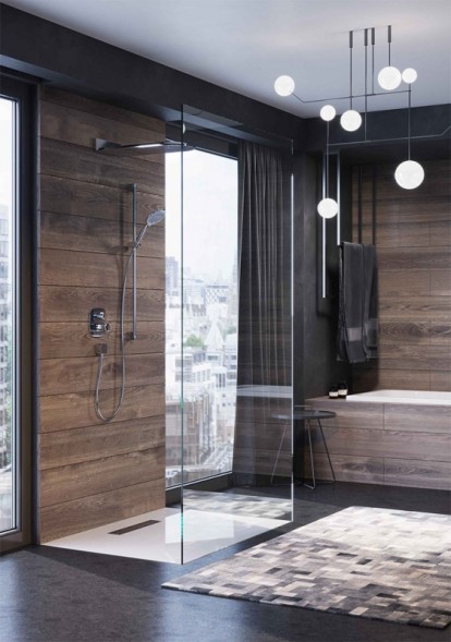 Встраиваемый смеситель KLUDI AMEO для ванны и душа с термостатом, внешняя часть, хром (418300575)