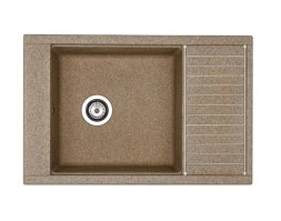 Кухонная мойка AQUATON Делия 78, цвет терракотовый (1A715132DE270)