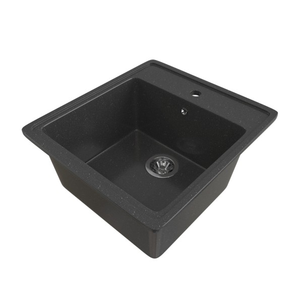 Мойка ML-GMS10 СТАНДАРТ прямоугольная, черный (308), 460*505*190мм - 00-00002363 