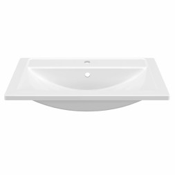 Раковина накладная "МАРГО-80" белая (MIXLINE) - 00-00010640