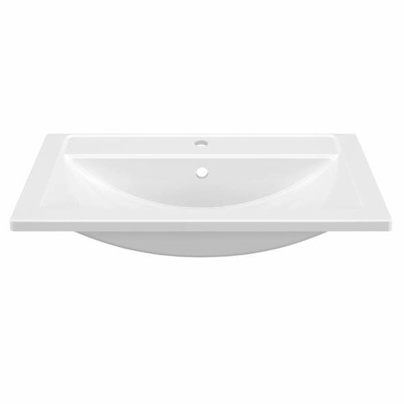 Раковина накладная &amp;quot;МАРГО-80&amp;quot; белая (MIXLINE) - 00-00010640 