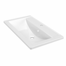 Раковина накладная "МАРГО-80" белая (MIXLINE) - 00-00010640