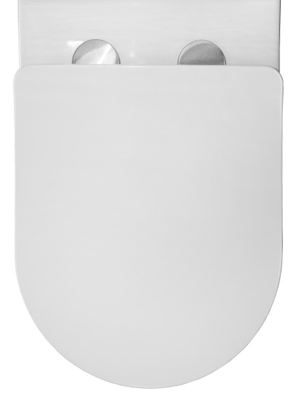 Унитаз-компакт AZARIO Ambra 645x370x815 напольный, безободковый, в комплекте сиденьем микролифт (AZ-848)