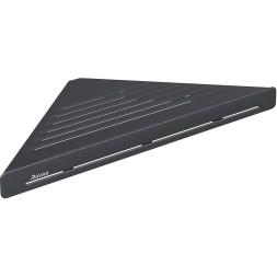 Металлическая полка Ravak Slim C угловая, черный (X07P650)