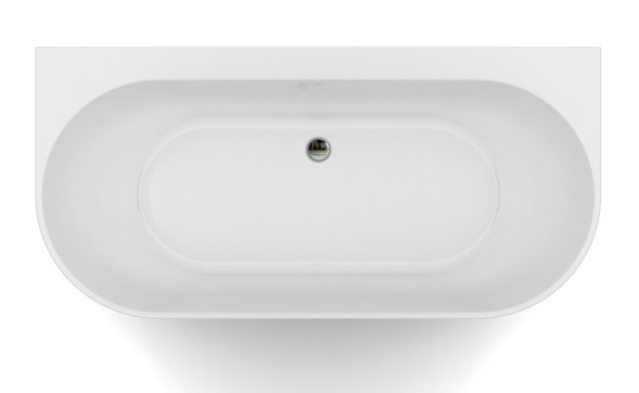 Ванна акриловая Azario BRADFORD 1700х800х580 пристенная, в комплекте с сифоном и металлической рамой (BRA17080)